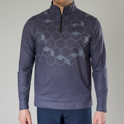 Quarter zip Hex design